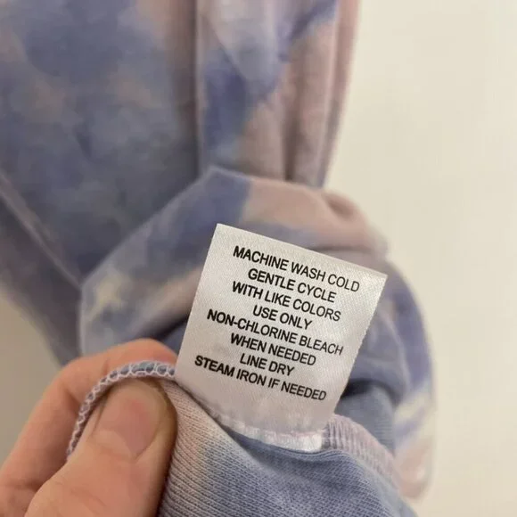 NEW NWT PINK ROSE Periwinkle Blue Mauve Pink Tie Dye Sleeveless Midi Tank Dress - Picture 12 of 16